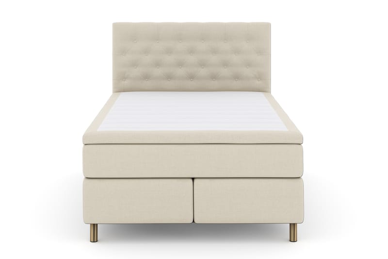 Select No 4 Komplett Sängpaket 140x200 Fast - Beige/Koppar - Möbler - Säng - Komplett sängpaket