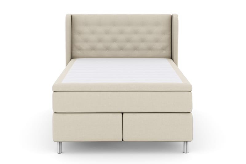 Select No 4 Komplett Sängpaket 140x200 Fast - Beige/Metall - Möbler - Säng - Komplett sängpaket