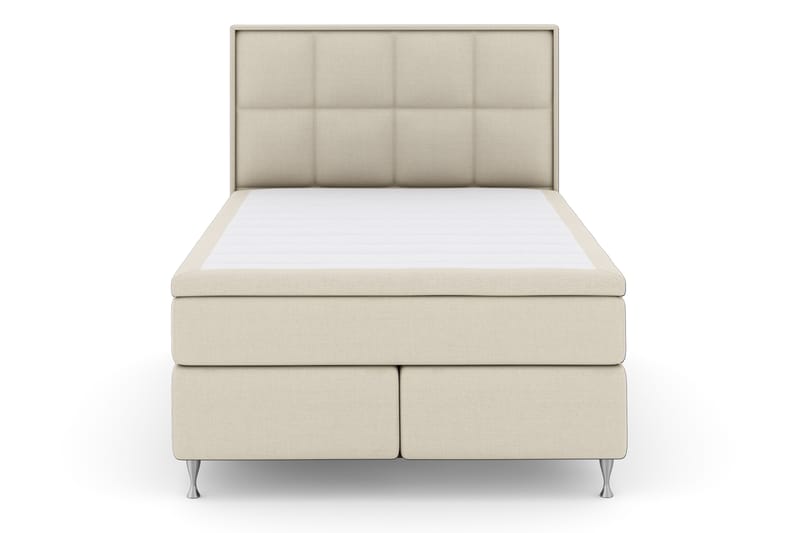 Select No 4 Komplett Sängpaket 140x200 Fast - Beige/Silver - Komplett sängpaket - Kontinentalsäng - Dubbelsäng