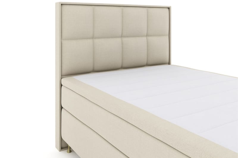 Select No 4 Komplett Sängpaket 140x200 Fast/Medium - Beige/Guld - Komplett sängpaket - Kontinentalsäng - Dubbelsäng