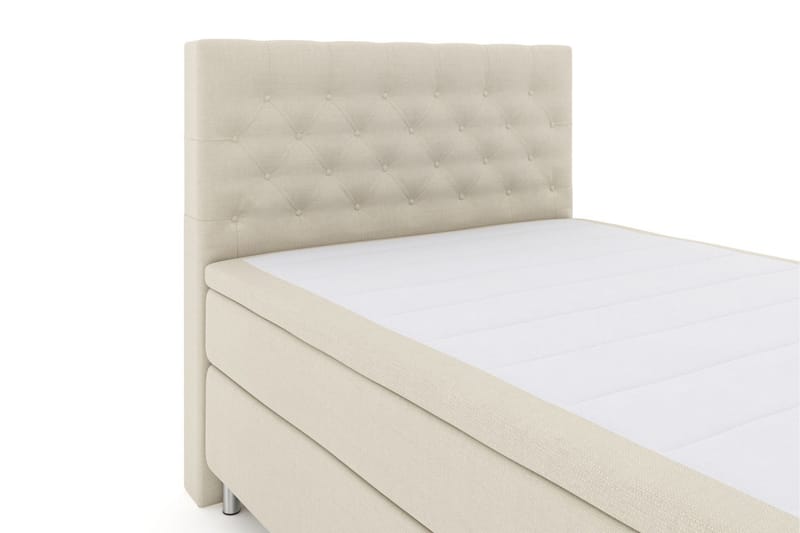 Select No 4 Komplett Sängpaket 140x200 Fast/Medium - Beige/Metall - Möbler - Säng - Komplett sängpaket