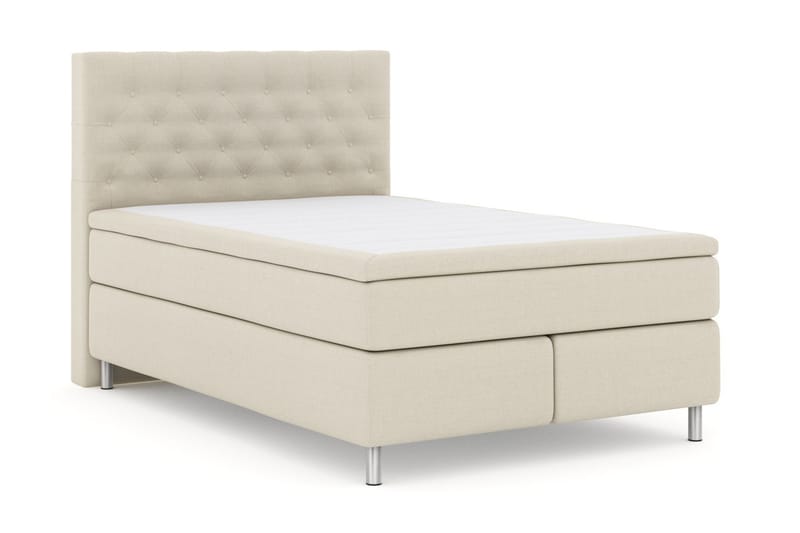 Select No 4 Komplett Sängpaket 140x200 Fast/Medium - Beige/Metall - Möbler - Säng - Komplett sängpaket