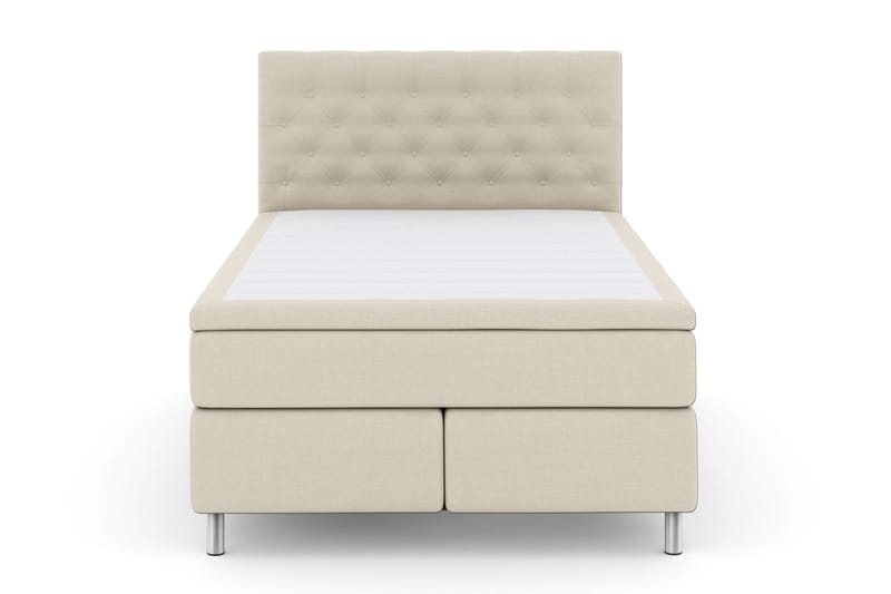 Select No 4 Komplett Sängpaket 140x200 Fast/Medium - Beige/Metall - Möbler - Säng - Komplett sängpaket