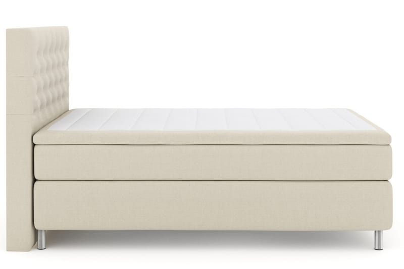 Select No 4 Komplett Sängpaket 140x200 Fast/Medium - Beige/Metall - Möbler - Säng - Komplett sängpaket