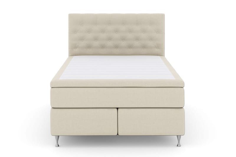 Select No 4 Komplett Sängpaket 140x200 Fast/Medium - Beige/Silver - Möbler - Säng - Komplett sängpaket