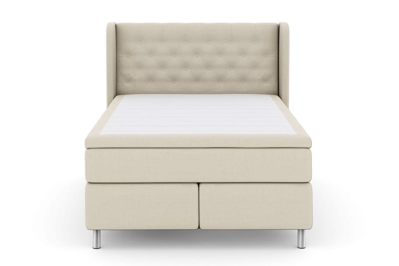 Select No 4 Komplett Sängpaket 140x200 Medium - Beige/Metall - Möbler - Säng - Komplett sängpaket