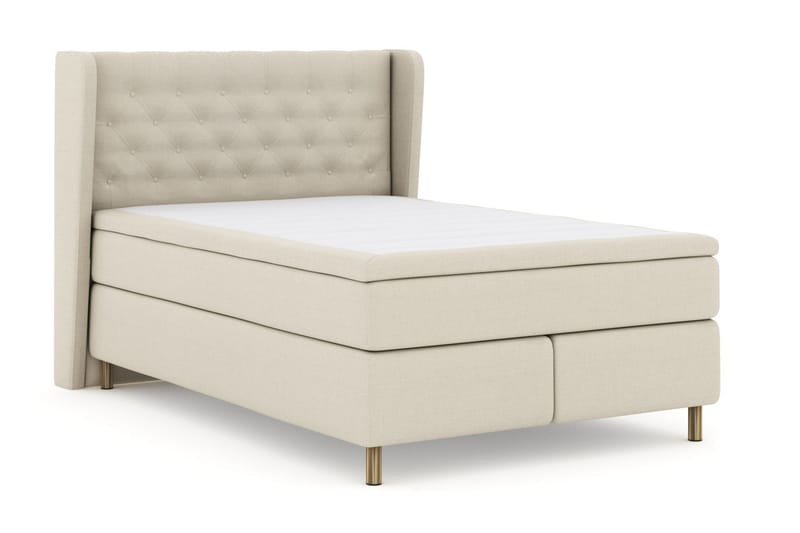 Select No 4 Komplett Sängpaket 160x200 Fast - Beige/Koppar - Möbler - Säng - Komplett sängpaket