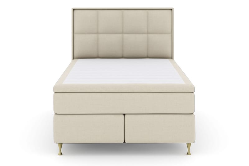 Select No 4 Komplett Sängpaket 160x200 Fast/Medium - Beige/Guld - Möbler - Säng - Komplett sängpaket