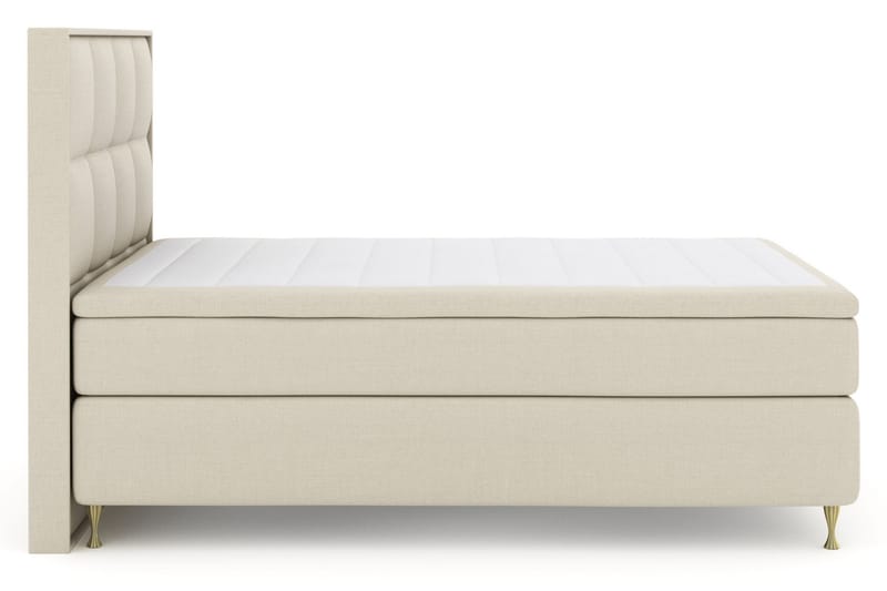 Select No 4 Komplett Sängpaket 160x200 Fast/Medium - Beige/Guld - Möbler - Säng - Komplett sängpaket