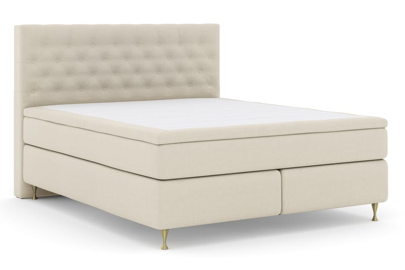 Select No 4 Komplett Sängpaket 180x200 Fast - Beige/Guld - Möbler - Säng - Komplett sängpaket