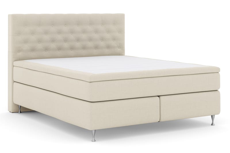 Select No 4 Komplett Sängpaket 180x200 Fast - Beige/Silver - Möbler - Säng - Komplett sängpaket