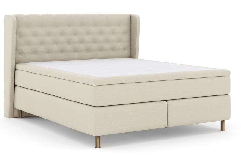 Select No 4 Komplett Sängpaket 180x200 Fast/Medium - Beige/Koppar - Möbler - Säng - Komplett sängpaket