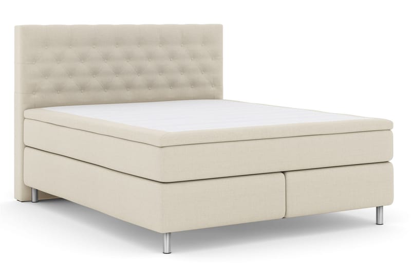 Select No 4 Komplett Sängpaket 180x200 Medium - Beige/Metall - Möbler - Säng - Komplett sängpaket