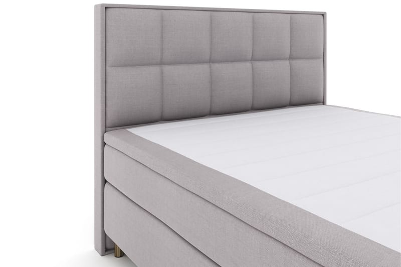 Select No 4 Komplett Sängpaket 180x200 Medium - Ljusgrå/Koppar - Komplett sängpaket - Kontinentalsäng - Dubbelsäng