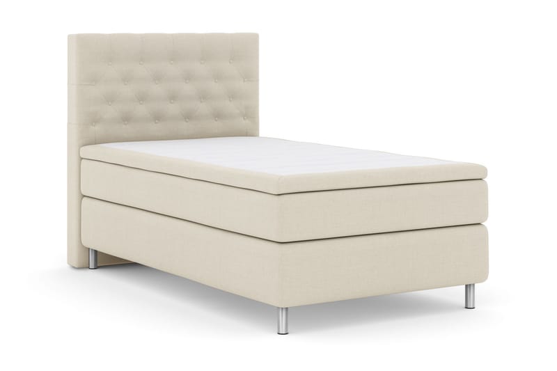 Select No 4 Kontinentalsäng 120x200 Medium - Beige/Metall - Möbler - Säng - Kontinentalsäng