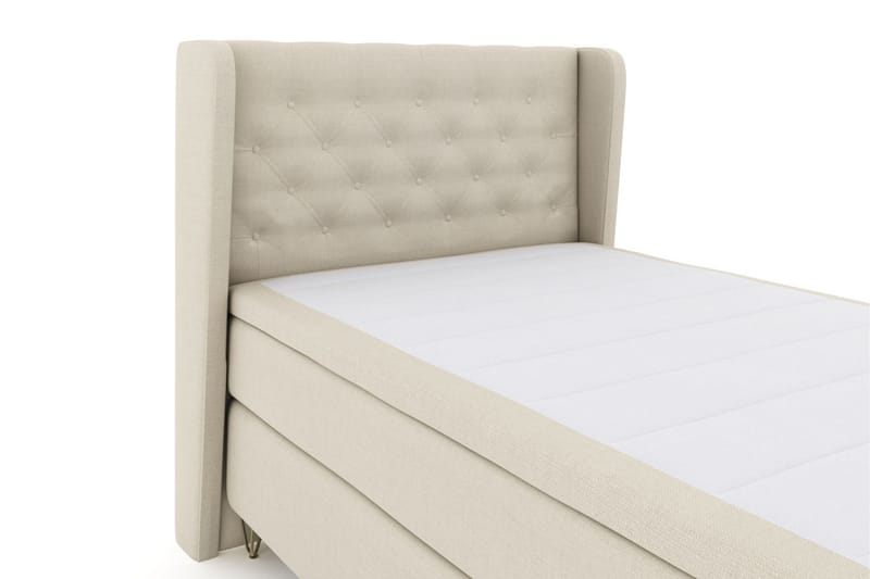 Select No 5 Komplett Sängpaket 120x200 Fast Watergel - Beige/Metall V-form - Möbler - Säng - Komplett sängpaket