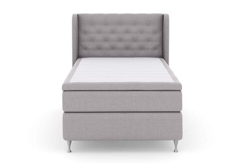 Select No 5 Komplett Sängpaket 120x200 Medium Latex - Ljusgrå/Silver - Komplett sängpaket - Kontinentalsäng