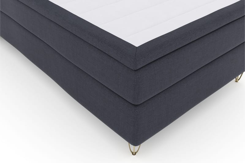 Select No 5 Komplett Sängpaket 120x200 Medium Watergel - Blå/Metall V-form - Komplett sängpaket - Kontinentalsäng