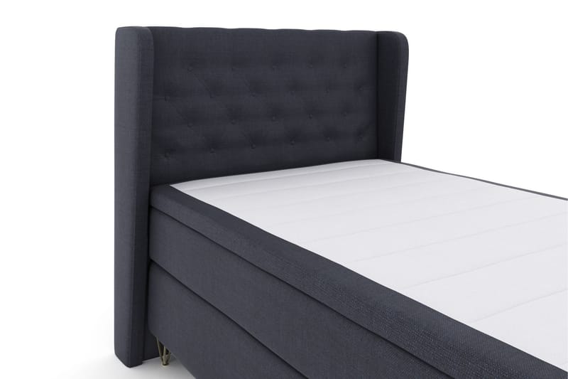 Select No 5 Komplett Sängpaket 120x200 Medium Watergel - Blå/Metall V-form - Komplett sängpaket - Kontinentalsäng