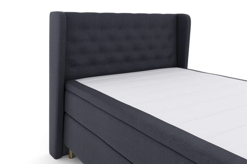 Select No 5 Komplett Sängpaket 140x200 Medium Latex - Blå/Metall - Komplett sängpaket - Kontinentalsäng - Dubbelsäng