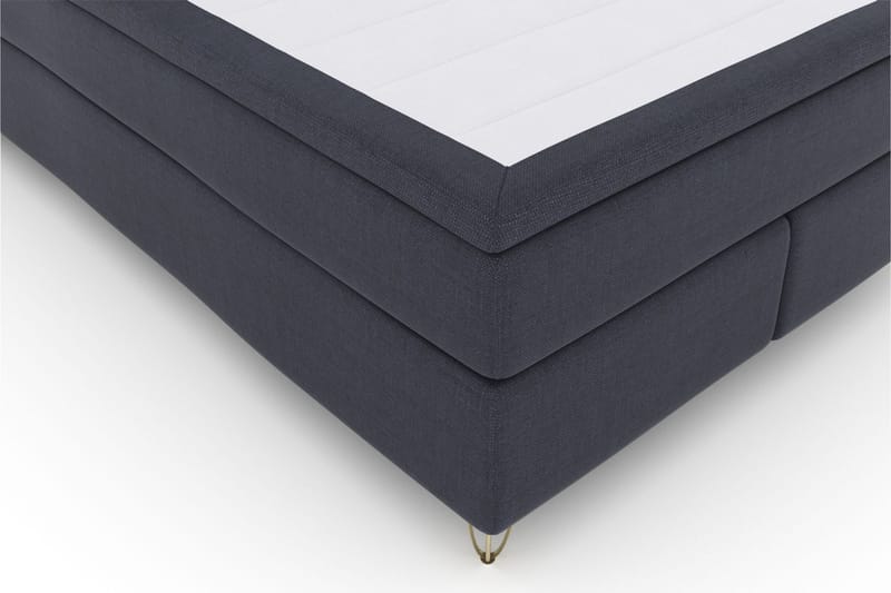 Select No 5 Komplett Sängpaket 140x200 Medium Watergel - Blå/Metall V-form - Komplett sängpaket - Kontinentalsäng - Dubbelsäng