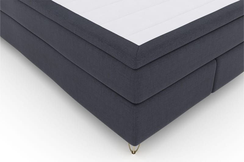 Select No 5 Komplett Sängpaket 160x200 Fast Latex - Blå/Metall V-form - Möbler - Säng - Komplett sängpaket