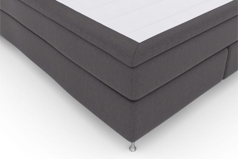 Select No 5 Komplett Sängpaket 160x200 Fast Latex - Mörkgrå/Silver - Möbler - Säng - Komplett sängpaket