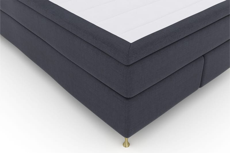 Select No 5 Komplett Sängpaket 160x200 Medium Latex - Blå/Guld - Komplett sängpaket - Kontinentalsäng - Dubbelsäng