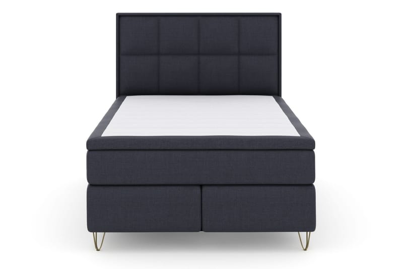 Select No 5 Komplett Sängpaket 160x200 Medium Latex - Blå/Metall V-form - Komplett sängpaket - Kontinentalsäng - Dubbelsäng