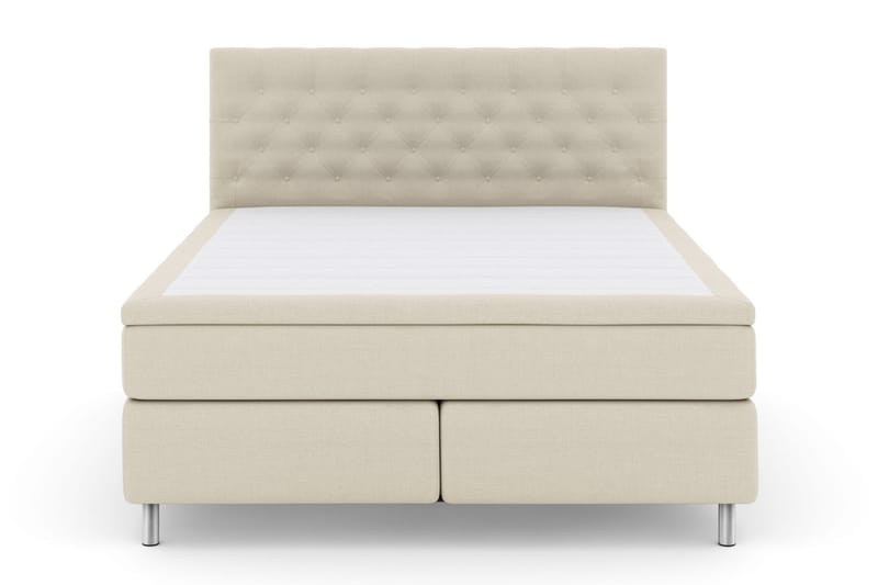 Select No 5 Komplett Sängpaket 210x210 Fast Latex - Beige/Metall - Möbler - Säng - Komplett sängpaket