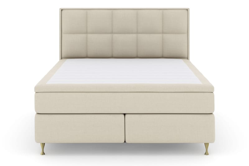 Select No 5 Komplett Sängpaket 210x210 Fast/Medium Watergel - Beige/Guld - Möbler - Säng - Komplett sängpaket