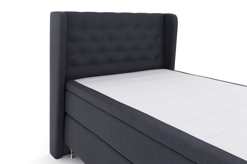 Select No 6 Komplett Sängpaket 120x200 Medium Latex/Memory - Blå/Silver - Komplett sängpaket - Kontinentalsäng