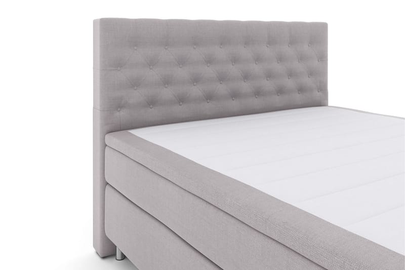 Select No 6 Komplett Sängpaket 160x200 Fast/Medium Watergel - Ljusgrå/Metall - Komplett sängpaket - Kontinentalsäng - Dubbelsäng