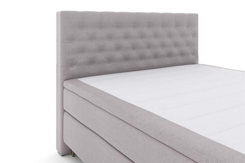 Select No 6 Komplett Sängpaket 160x200 F/M Latex/Memory - Ljusgrå/Metall V-form - Möbler - Säng - Komplett sängpaket