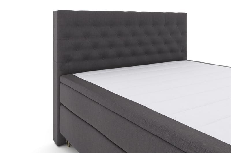 Select No 6 Komplett Sängpaket 160x200 F/M Latex/Memory - Mörkgrå/Metall V-form - Möbler - Säng - Komplett sängpaket