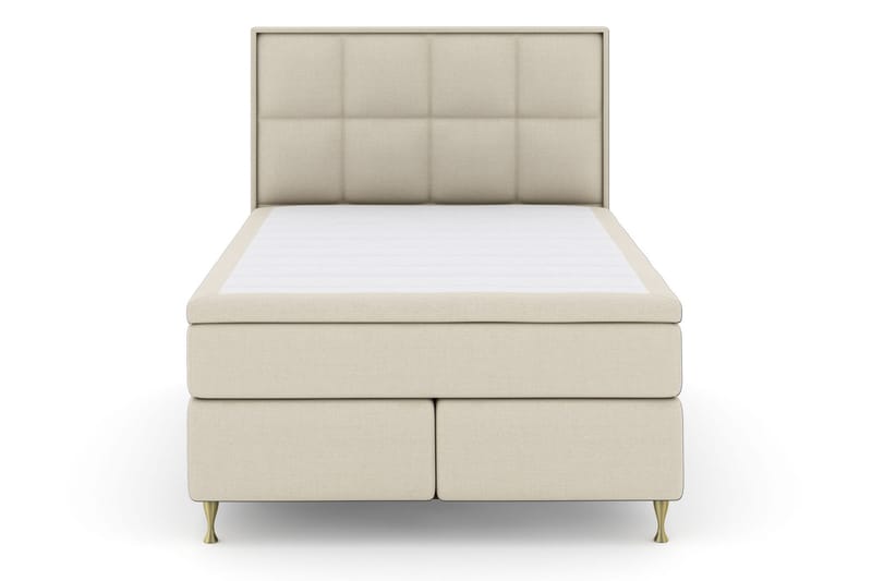 Select No 6 Komplett Sängpaket 160x200 Medium Watergel - Beige/Guld - Komplett sängpaket - Kontinentalsäng - Dubbelsäng