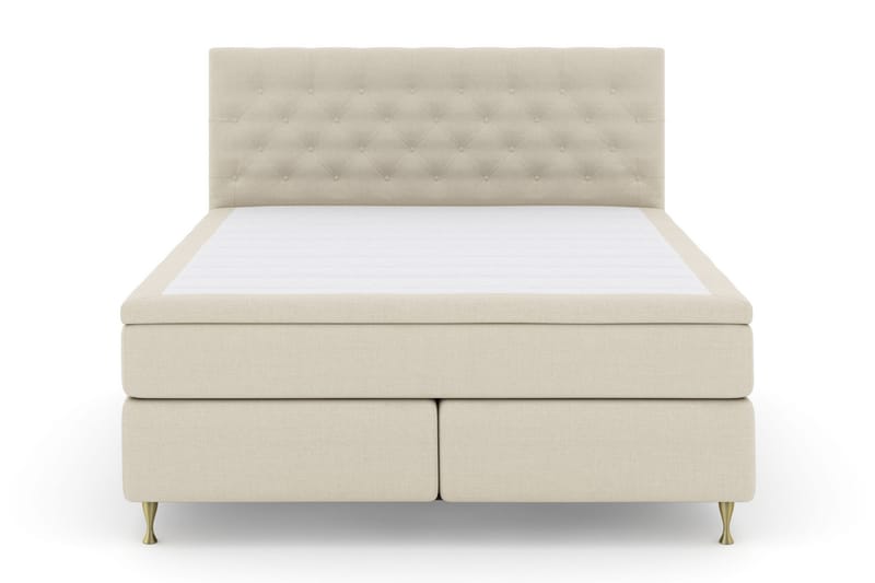 Select No 6 Komplett Sängpaket 180x200 Fast Memory/Pocket - Beige/Guld - Möbler - Säng - Komplett sängpaket