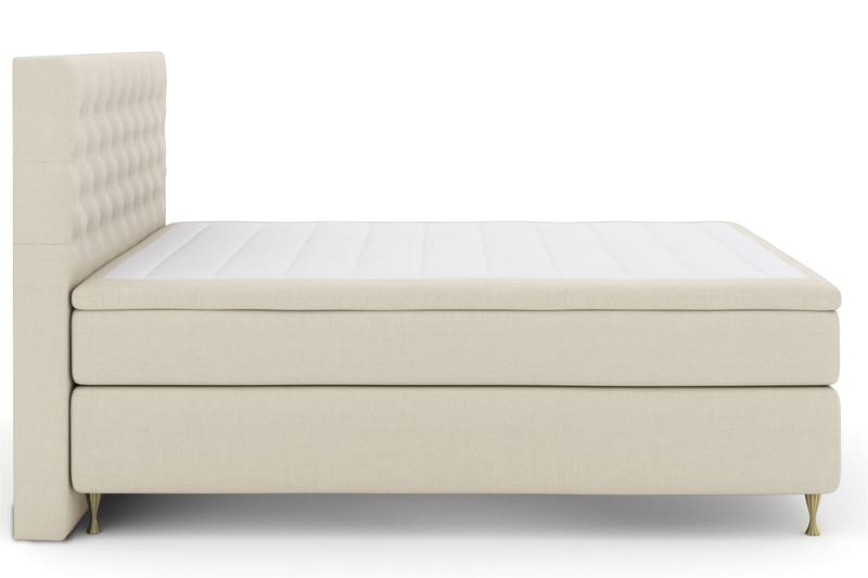 Select No 6 Komplett Sängpaket 180x200 Fast Memory/Pocket - Beige/Guld - Möbler - Säng - Komplett sängpaket