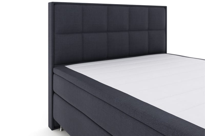 Select No 6 Komplett Sängpaket 180x200 Medium Latex/Memory - Blå/Silver - Komplett sängpaket - Kontinentalsäng - Dubbelsäng