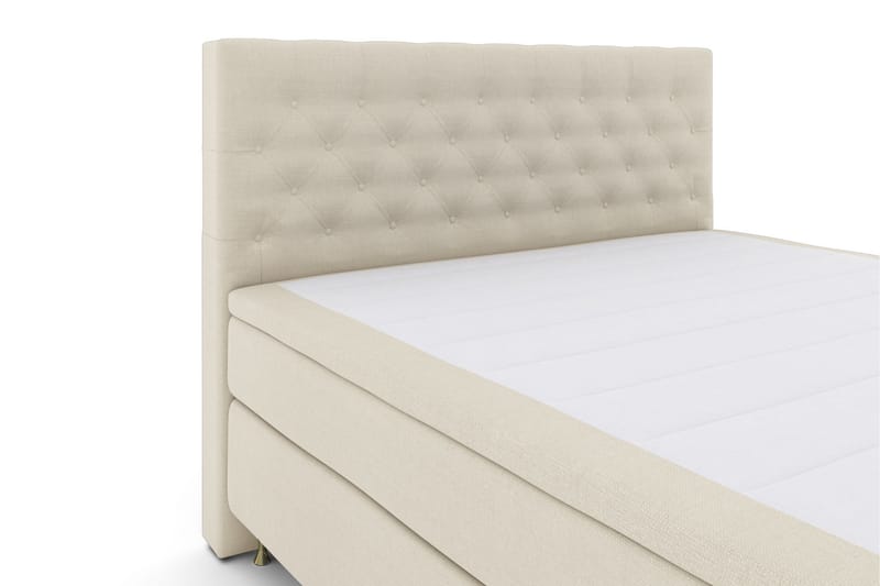 Select No 6 Komplett Sängpaket 210x210 Fast/Medium Watergel - Beige/Guld - Komplett sängpaket - Kontinentalsäng - Dubbelsäng - Familjesäng