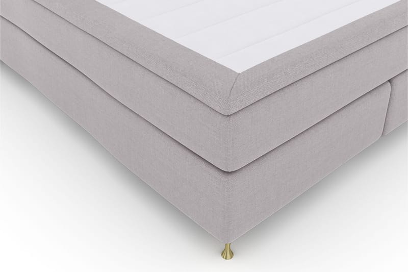 Select No 6 Komplett Sängpaket 210x210 F/M Latex/Memory - Ljusgrå/Guld - Möbler - Säng - Komplett sängpaket