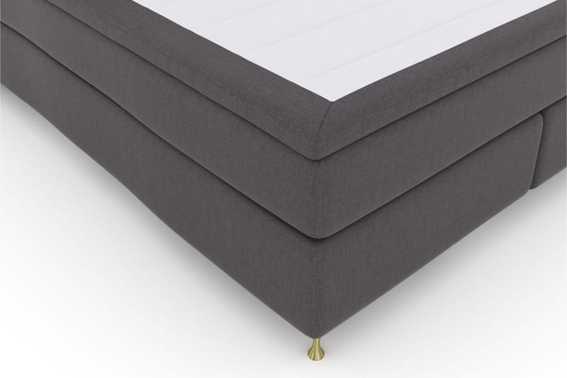 Select No 6 Komplett Sängpaket 210x210 F/M Latex/Memory - Mörkgrå/Guld - Möbler - Säng - Komplett sängpaket