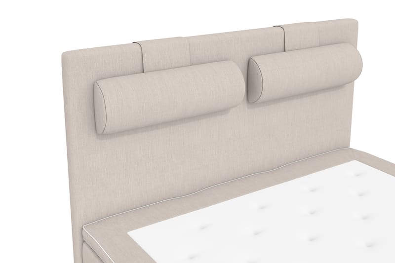 Superior Lyx Komplett Sängpaket 120 cm Beige - Svarta Ben - Möbler - Säng - Komplett sängpaket