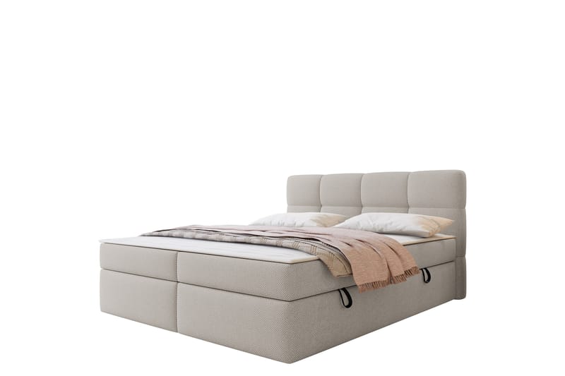 Leckersbo Sängpaket Kontinentalsäng 140x200 cm - Beige - Möbler - Säng - Komplett sängpaket