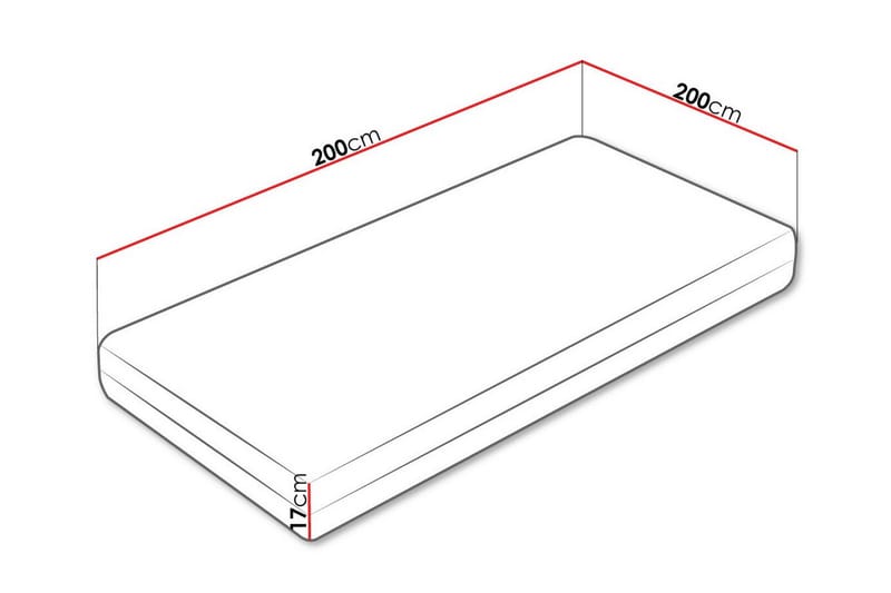 Arigna Resårmadrass 200x200 cm - Resårmadrass & resårbotten