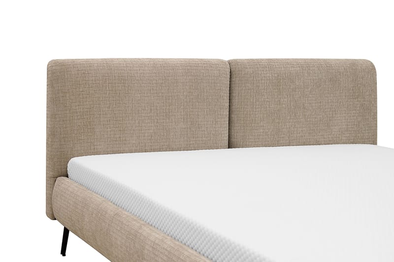 Nordic Komplett Sängpaket 160x200 cm med sänggavel - Beige - Möbler - Säng - Komplett sängpaket