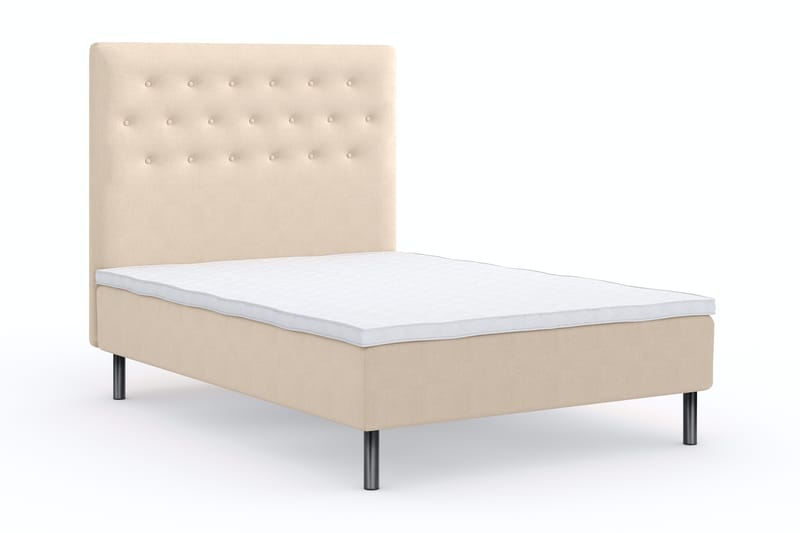 Wega Sängpaket Ramsäng 120x200 cm - Beige - Komplett sängpaket - Ramsäng