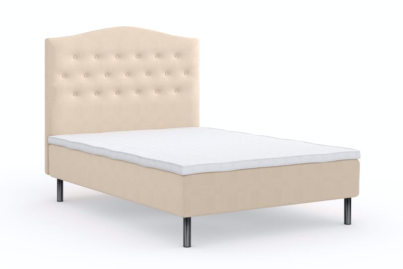 Wega Sängpaket Ramsäng 120x200 cm - Beige - Möbler - Säng - Komplett sängpaket