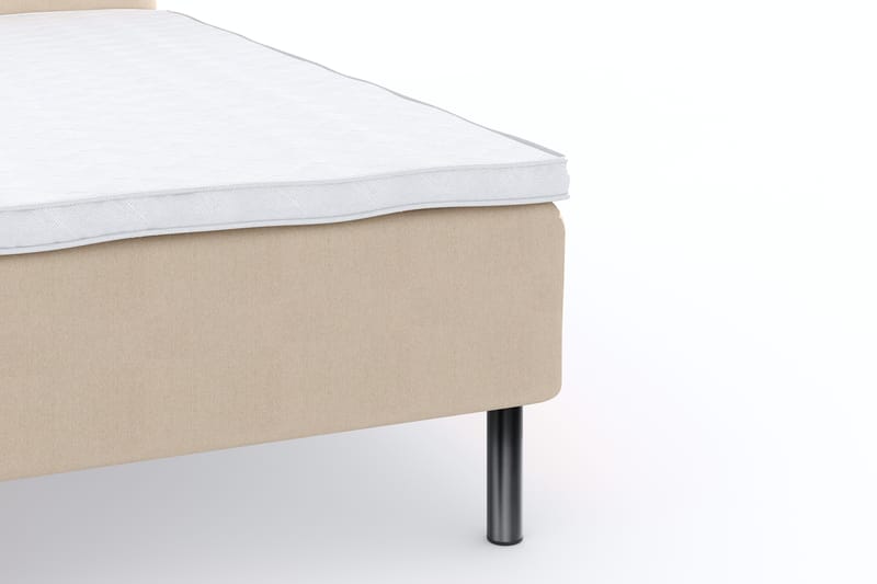 Wega Sängpaket Ramsäng 120x200 cm - Beige - Möbler - Säng - Komplett sängpaket