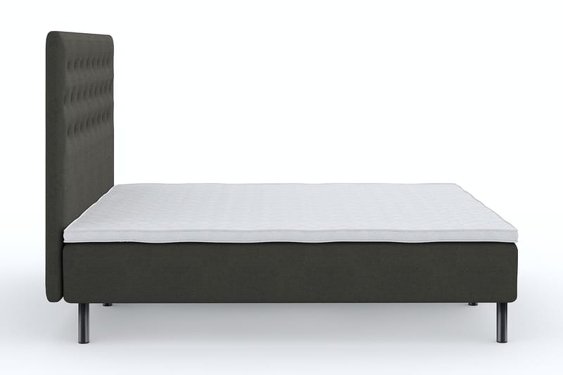Wega Sängpaket Ramsäng 160x200 cm - Mörkgrå - Komplett sängpaket - Ramsäng